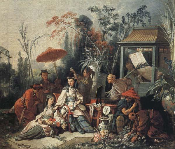 Francois Boucher The Chinese Garden oil painting picture